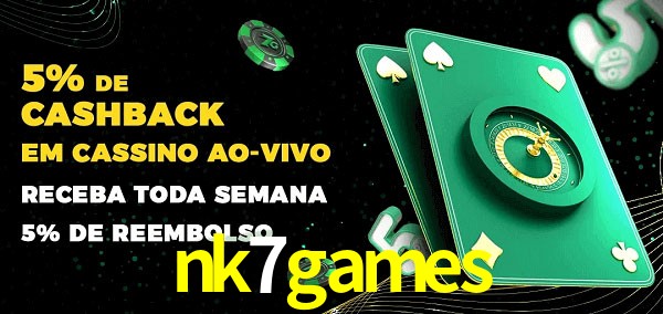 Promoções do cassino ao Vivo nk7games
